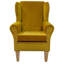 74cm Wide Tufted Velvet Wingback Chair