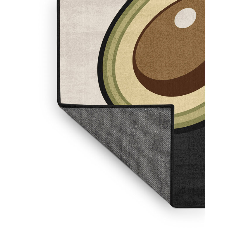 Tapis beige moelleux doux et minimaliste beige, 5 x 8