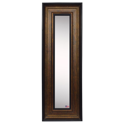 Kincannon Wood Flat Wall Mirror
