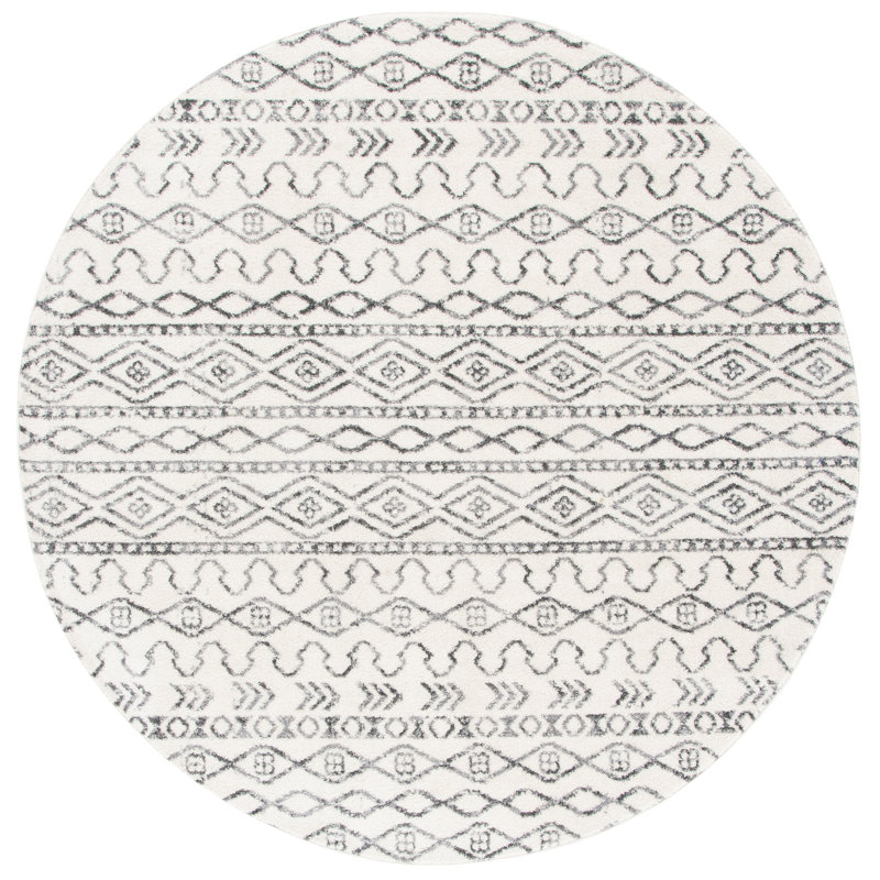 Tulum Performance Southwestern Rug, Round 6'7"