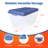 Hefty Hi-Rise Stackable Plastic Storage Container w/Lid, 6 Pack-101232705-101232706