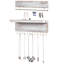 Fidah 2 Piece Wall Mounted Jewellery Holder Set