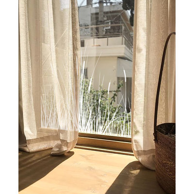 Pure White Grassland Window Decal 22.83X59.06 Inch