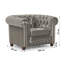 Cleo Blink 2 Piece Velvet Chesterfield Living Room Set-136421922