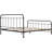 Elle Decor Renaud Parisian Metal Bed, Black and Brass-37990474