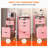 3-in-1 Multifunctional Dressing Table & Stool Set, 3-Color Lighting Modes, HD Mirror, 2 Sliding Drawers & Hidden Storage Stool-1919697043