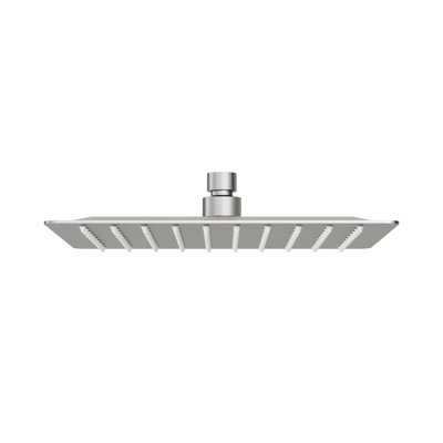 10-Inch Square Single-Spray Rain Shower Head