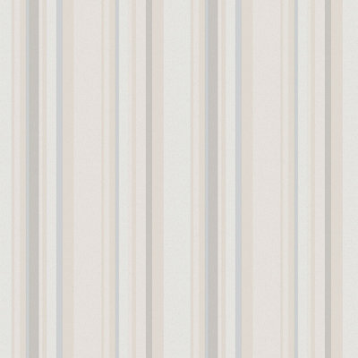 Vintage Damask 10m L x 53cm W Stripe Roll Wallpaper