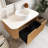36" Wall-Mounted Floating Bathroom Vanity With Sink-1313387056