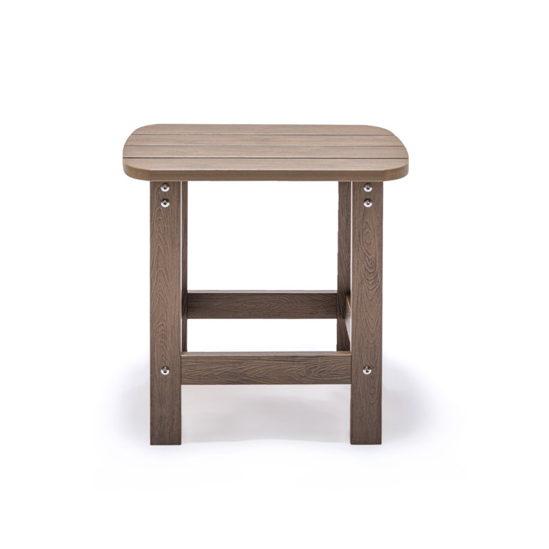Table d'appoint d'extérieur Bostwick, Brun