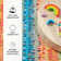 Paint Chip Multi Machine Washable Rug