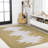 Savoy Minimalist Geometric Machine-Washable Moss/Cream Rug-1499225136