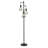 Asiel 65'' Dimmable Black Industrial Tree Floor Lamp with 3 Bulbs Included