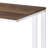 Tyrese Walnut & White Finish Writing Desk W/USB-1458194555