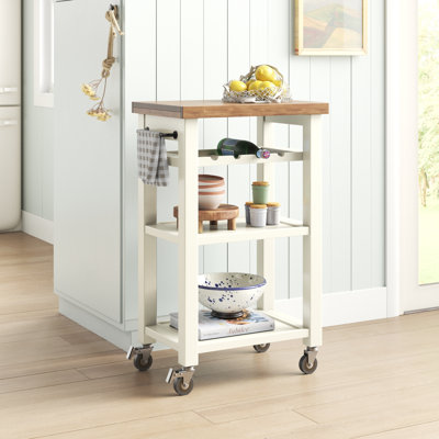 Bryce Solid Wood Kitchen Cart
