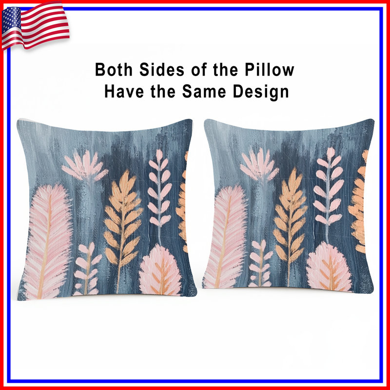Coussin Leaves, 20 po x 20 po