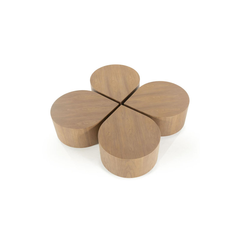 Table de bout Jules, Marron clair