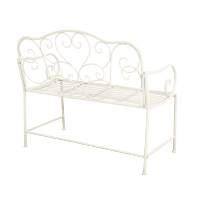 Banc de jardin en métal Endorina