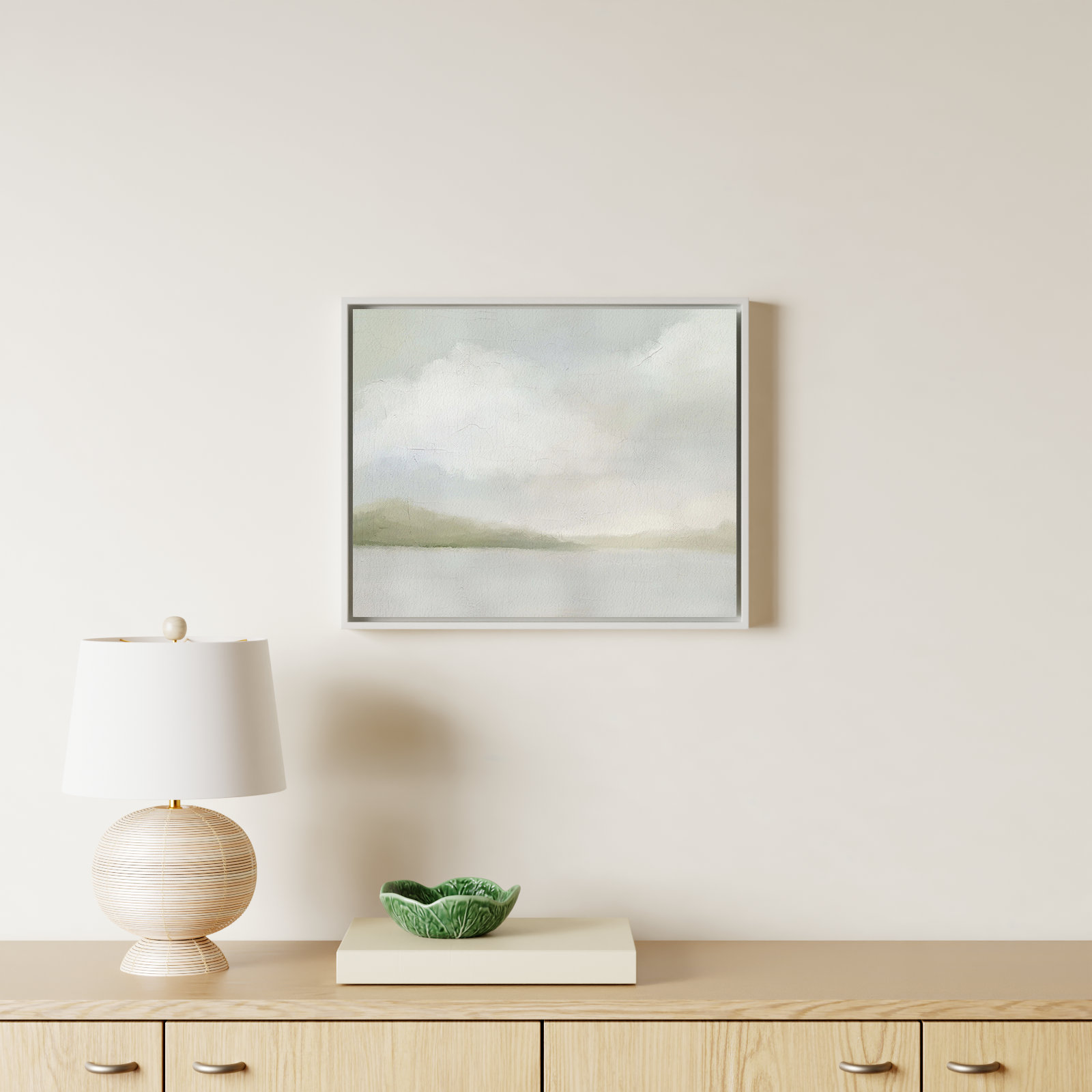 Queensland "A Tranquil Morning" Print, 17.5" H x 21.5" W, White
