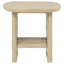 Ensemble de table basse et de table de bout 2 pièces Beige Oak