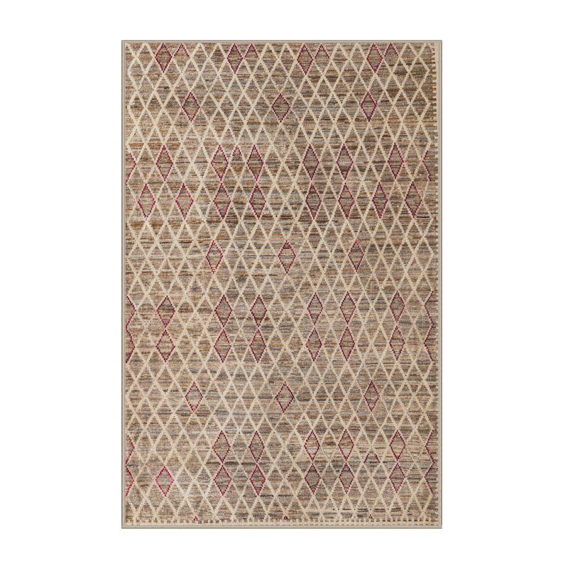 Abstract Indoor Rug, Rectangle 4' x 6'