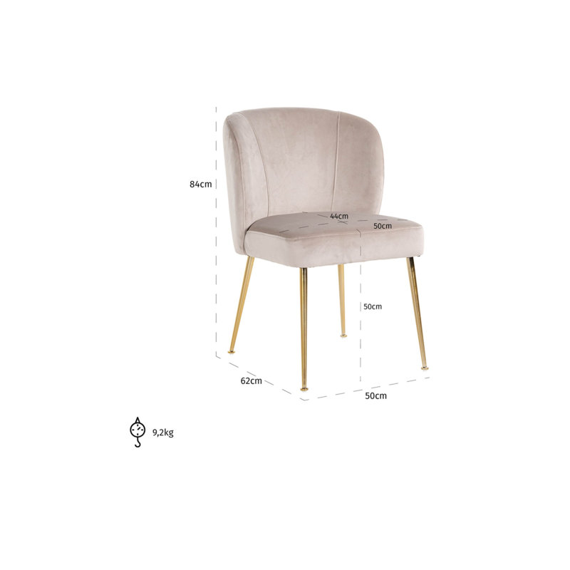 Chaise d'appoint Cannon
