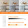 60" Modern Ceiling Fan With Light And Remote, 3 Colour Lights, 6 Speeds, Reversible Quiet DC Motor, Timer