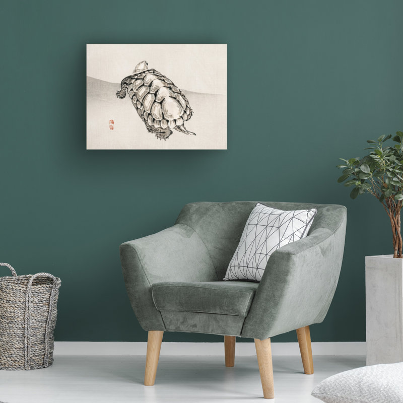 Art sur toile tortue bolologia,, H 14 po x l 19 po