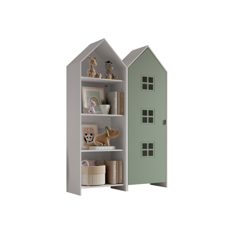 Casami Bruges 1 Door Manufactured Wood Wardrobe, Green