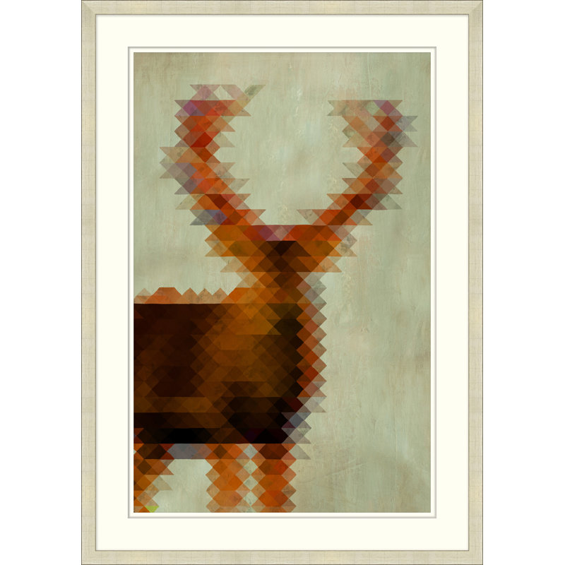 Geometric Stag 1 Print
