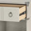Table de chevet compacte à 1 tiroir avec tablette ouverte et port de chargement USB pour chambres modernes