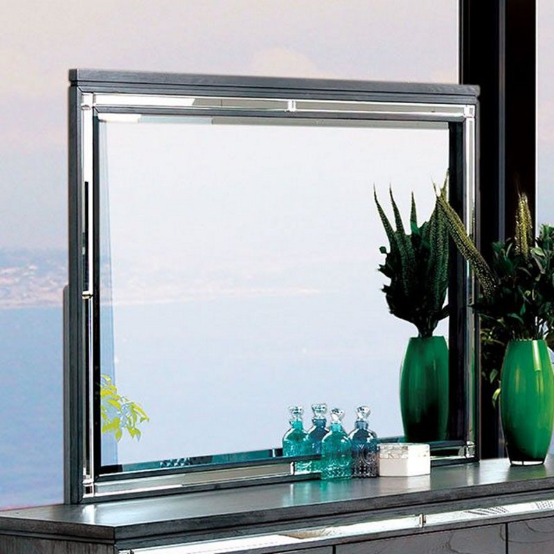 Miroir de commode glam trèfle Duckworth