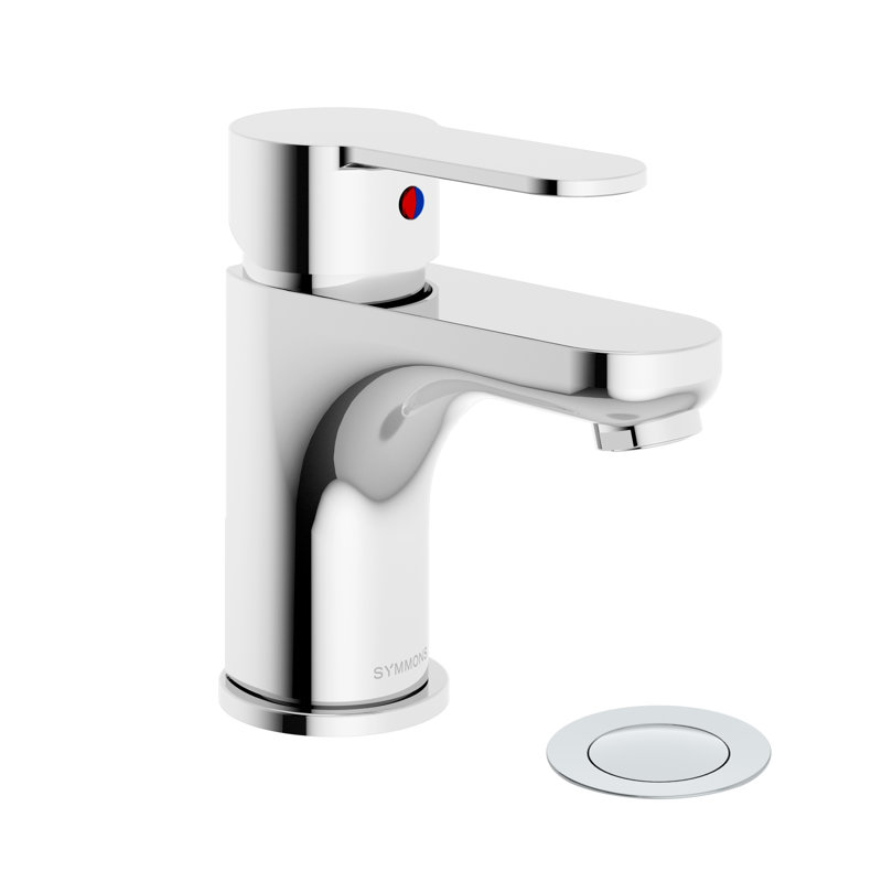 Robinet pour salle de bain à poignée simple Identity, Chrome poli