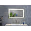 Miroir de salle de bain à DEL 40 po x 32 po - Brouillard, à intensité variable avec 3 couleurs, fonction mémoire, fixation murale