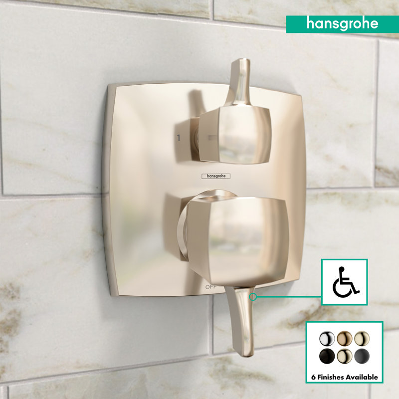 Ecostat Classic Pressure Shower Faucet Trim, Polished Nickel