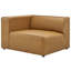 Mingle 148" Wide Faux Leather Symmetrical Modular Corner Sectional-133541591