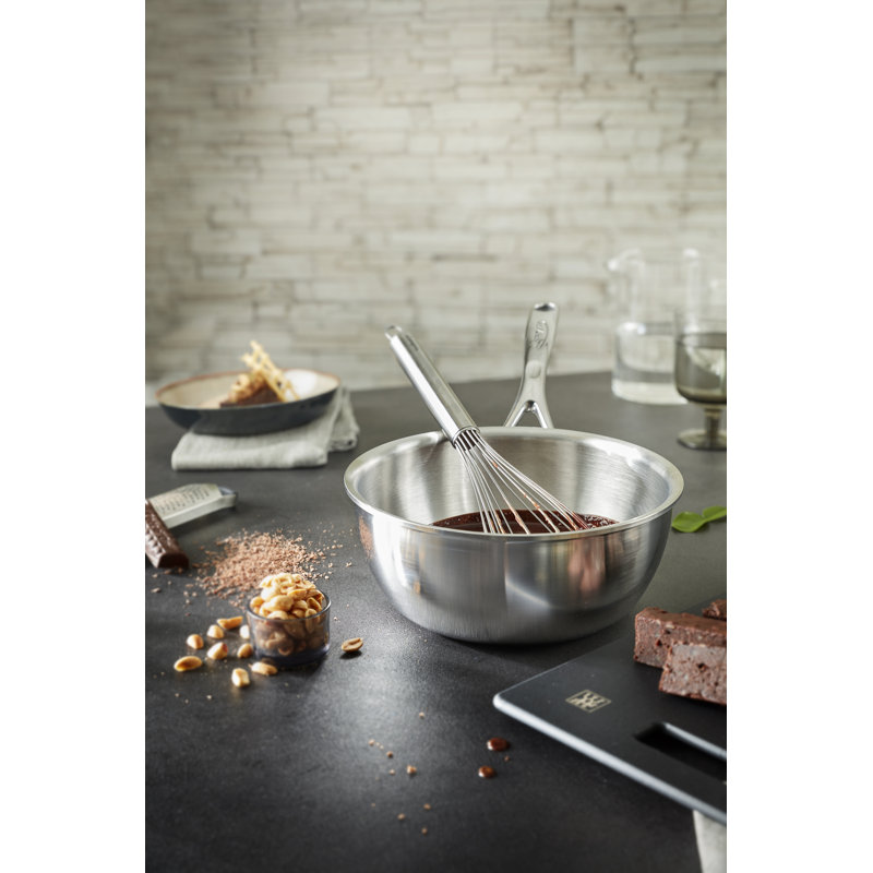 Demeyere Atlantis Stainless Steel Saucier with Lid, 2 qt.