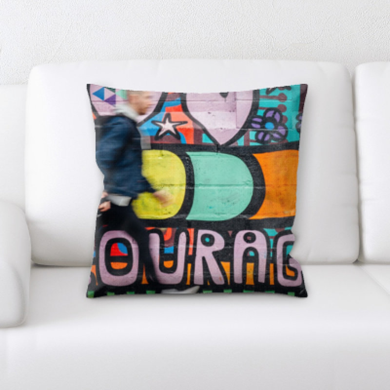 Microsuede Throw Pillow