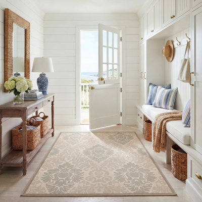 Tapis intérieur / extérieur beige / beige foncé Bexton