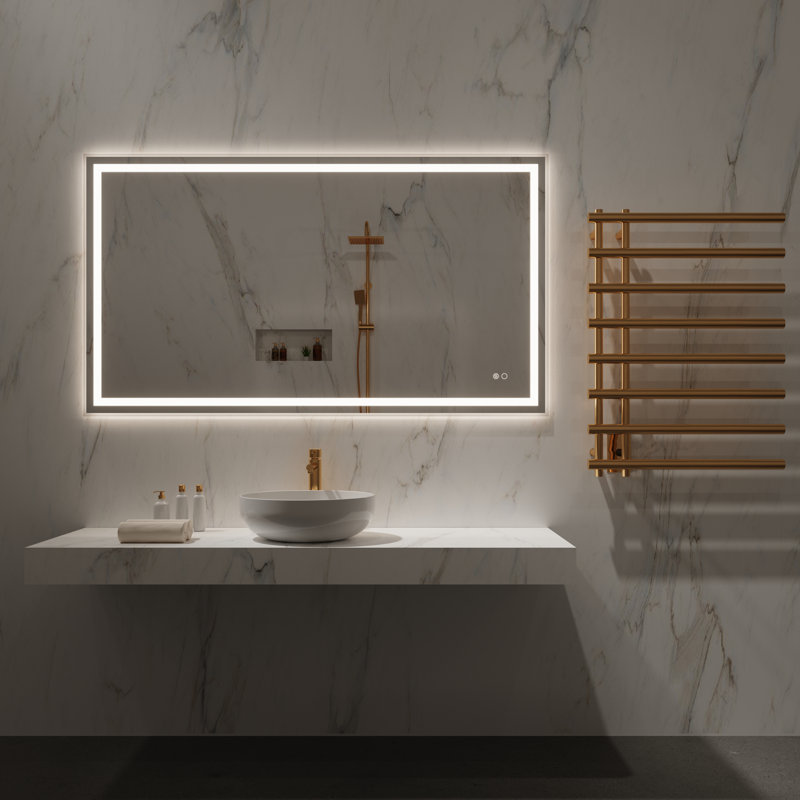 Jazeer Rectangle Wall Mirror, 32" x 60"