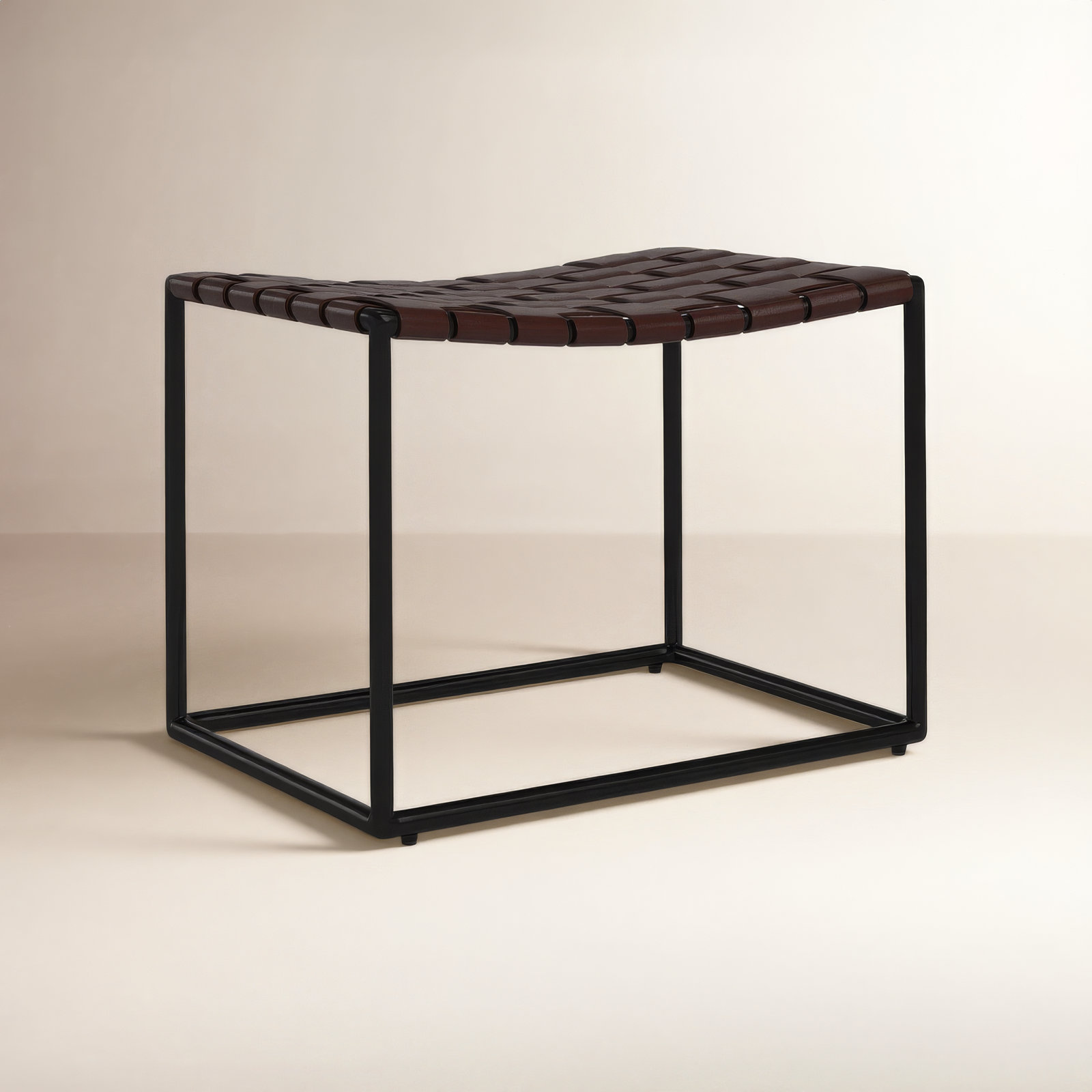 Holden Accent Stool, Dark Brown