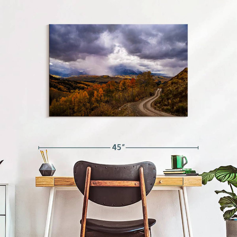Roadside Aspen Trees, 26" H x 39" W
