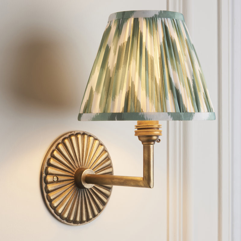 Hoskin Steel Armed Sconce, Green