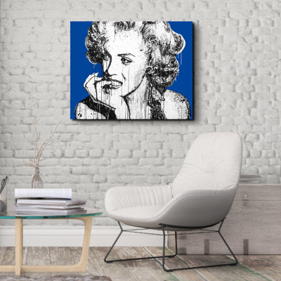 Marilyn B par Pratikacha Muir - reproduction d'art sur toile tendue