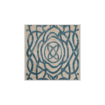 Tapis beige soyeux et moelleux
