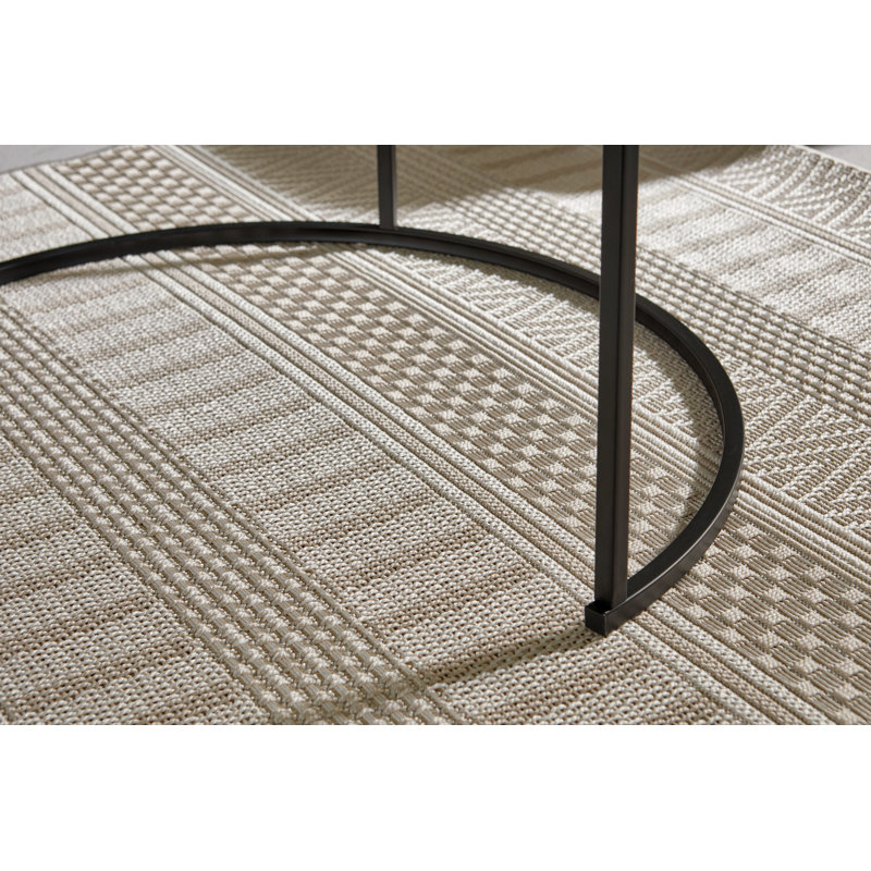 Adira 2 - Piece Living Room Table Set, Blackglass, Black