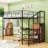 Metal Loft Bed With Desk And Staircases-205534940-205534941