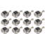 Thora Silver Solar Powered Integrated LED Steel Deck Light Pack