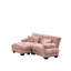 Canapé 2 places avec repose-pieds Chenille-1623384575-1630461309