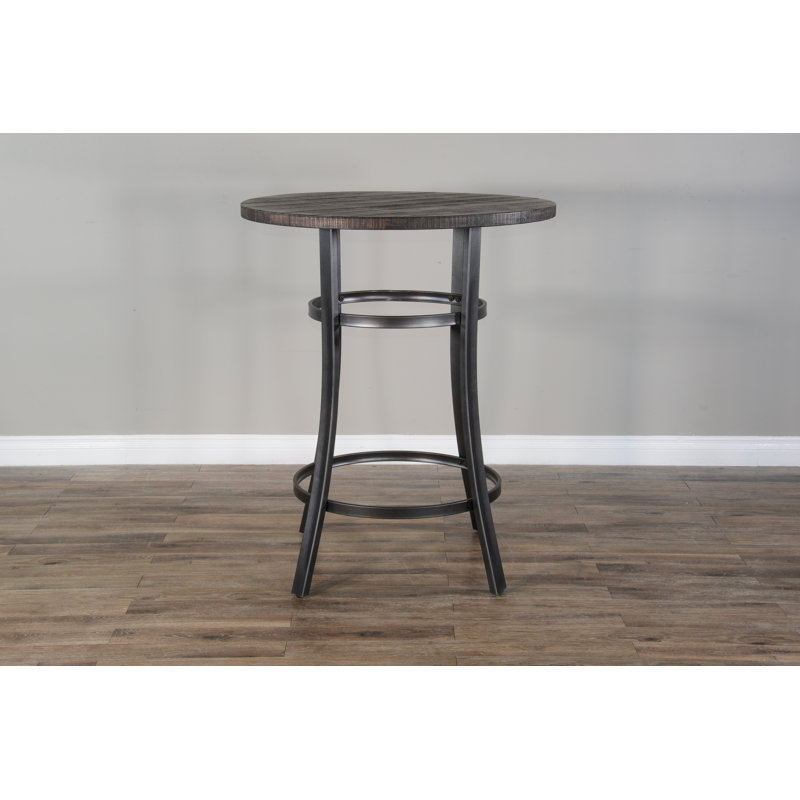 Sunny Designs Metal Frame Pub Set, 5 Pieces: Table, 4 Chairs